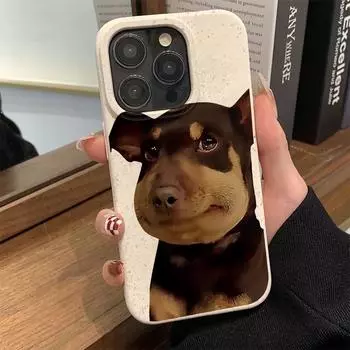 Чехлы для мобильных телефонов iPhone 11 13 XR 15 Pro Max 12 14 Pro Max Чехол для iPhone 16 7 Plus 8 Plus XS Max Разлагаемые и экологически чистые iPhone XS Max розовый