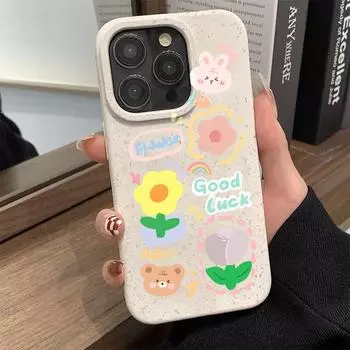 Чехлы для мобильных телефонов iPhone 11 13 XR 15 Pro Max 12 14 Pro Max Чехол для iPhone 16 7 Plus 8 Plus XS Max Разлагаемые и экологически чистые iPhone XS Max розовый