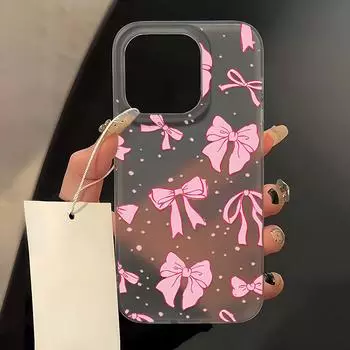 Чехлы для мобильных телефонов iPhone 11 13 15 Pro Max 12 14 Pro Max Чехол для iPhone 16 15 Plus 13 Pro 12 Матовая текстура с рисунком в виде мультяшных цветов iPhone 11 белый