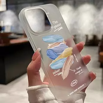 Чехлы для мобильных телефонов iPhone 11 13 15 Pro Max 12 14 Pro Max Чехол для iPhone 16 15 Plus 13 Pro 12 Матовая текстура с рисунком в виде мультяшных цветов iPhone 11 белый