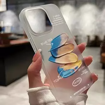 Чехлы для мобильных телефонов iPhone 11 13 15 Pro Max 12 14 Pro Max Чехол для iPhone 16 15 Plus 13 Pro 12 Матовая текстура с рисунком в виде мультяшных цветов iPhone 11 белый