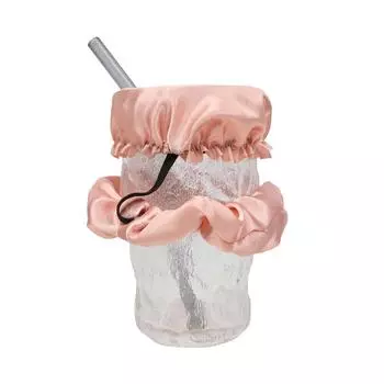 Чехлы для напитков, резинки для волос с защитой от шипов, многоразовые для бара, ночного клуба, для большинства чашек для питья розы красного