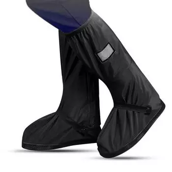 Чехлы для обуви, защита для улицы, дождевик, галоши, противоскользящие непромокаемые ботинки, защита для обуви, велосипедные резиновые водонепроницаемые мужские бахилы L (EU 40-42)