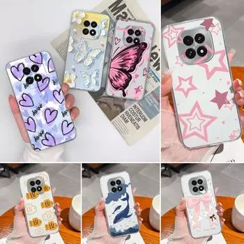 Чехлы для Oppo C63 F27 Note 60 A3 Narzo N61 A60 V60 A40m Reno12 F Realme 13 12 эстетический стиль Love Heart тонкий силиконовый противоскользящий защитный чехол для OPPO Realme C63 5G