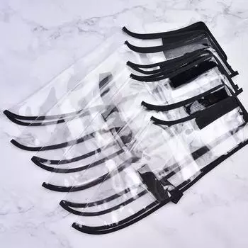 Чехлы для парикмахерской обуви, прозрачные бахилы из ПВХ, чехлы для ног, обувь для стилиста as the picture