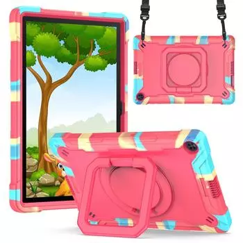 Чехлы для планшетов, чехол для Huawei MatePad T10S 10,1 дюйма AGS3-L09 AGS3-W09, детский чехол с подставкой и кольцом на руку для Huawei MatePad T10 9,7 дюйма AGR-L09/W09 Fundas Matepad T10 9.7 гагат
