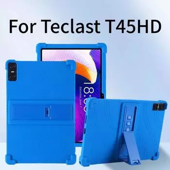 Чехлы для планшетов Teclast T45HD 10,51 1920*1200 Противоударный чехол для планшета Teclast T606 8-ядерный Android 13 Силиконовая подставка Защитный чехол Teclast T45HD красный