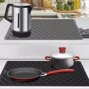 Чехлы для плит большого размера 19,7x27,6 дюймов, силиконовые чехлы для плит, термостойкие, коврики для электрических плит, можно мыть в посудомоечной машине M
