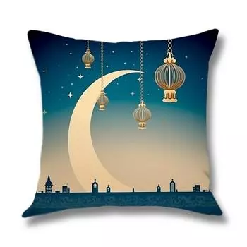 Чехлы для подушек с изображением луны и звезд для дивана, домашнего офиса, декоративная вставка в комплект не входит CC2PS454513C3
