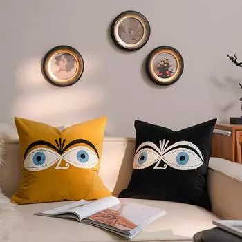 Чехлы для подушек с мультяшным принтом в новом стиле, декоративный домашний декор, милый чехол для диванной подушки с изображением кота 450mm*450mm