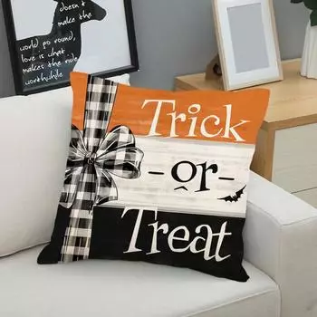 Чехлы для подушек Yousheng Halloween Pumpkin, жуткие сезонные декоративные чехлы для подушек в фермерском стиле для украшения дома