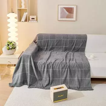 Чехлы для полотенец для дивана из синели, универсальный универсальный чехол для четырех сезонов, универсальный плюшевый чехол для диванной подушки, нескользящий полный чехол, защита от кошачьих царапин 180*130