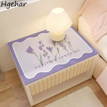 Чехлы для прикроватных шкафов Водонепроницаемые Пыленепроницаемые Кожаные универсальные микроволновые печи Модные Современные Украшения Для Дома Мебель Ins 35x45cm