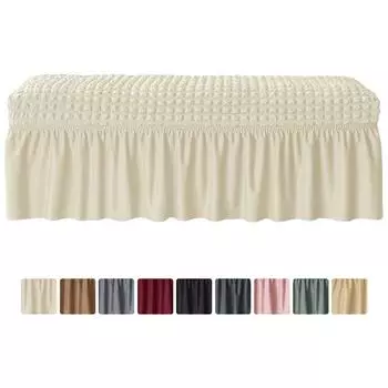 Чехлы для прямоугольных стульев, длинная скамья, защитная пленка для мебели, съемный эластичный стул для гостиной отеля M вино красного