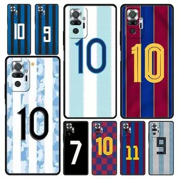 Чехлы для Redmi 10C Football 7 10, мягкий чехол для телефона с футболом для Xiaomi Redmi Note 12 11 9S 9 8 10 Pro Plus 7 9T 8T 9C 9A 8A, чехол Redmi 9A