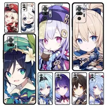 Чехлы для Redmi 10C Funda Genshin Impact Game, чехол для телефона для Xiaomi Redmi Note 12 11 9S 9 8 10 Pro Plus 7 9T 8T 9C 9A 8A, чехол Redmi 10
