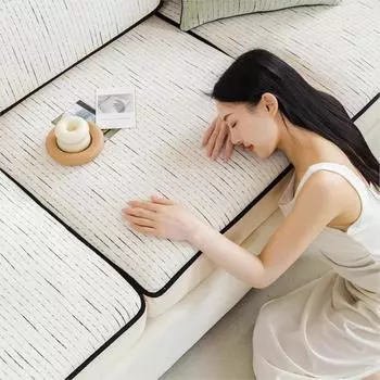 Чехлы для регулируемых диванов Чехол для диванной подушки из шенилла Эластичный чехол для дивана Чехол для дивана в форме буквы L Домашний декор 35x70