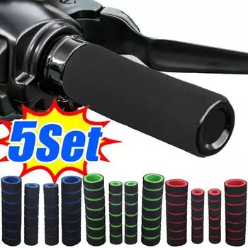 Чехлы для ручек мотоциклов из губки, внутренний диаметр 31 мм, чехол для руля электромобилей, ручка скутера, рукав для ручного тормоза из губки