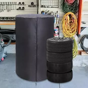 Чехлы для шин Чехлы для шин для грузовиков Ткань Оксфорд Большая защита для шин Пылезащитная автомобильная сумка для колес Водонепроницаемая для большинства автомобилей