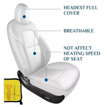 Чехлы для сидений из кожи Napa для Tesla Model 3 2025 Highland, дышащая защита для сидений, сменное полное покрытие, защита на все сезоны