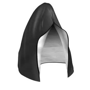 Чехлы для стульев-яиц на патио с застежкой-молнией, прочные, водонепроницаемые, большие, плетеные чехлы для стульев-качелей, устойчивые к погодным условиям 115x190CM