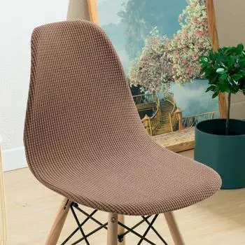 Чехлы для стульев Shell, чехлы для стульев в стиле жаккард, чехлы для стульев в столовой, чехлы для стульев в столовой, эластичные чехлы для кухни, офиса и гостиной W16.53XD16.53XH16.53inch