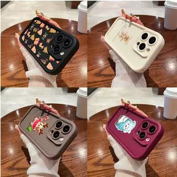 Чехлы для телефонов Ae102 Christmas Happy New Year для Samsung M54 A72 M23 Moto G30 Google Pixel 9 OnePlus 11 Infinix Tecno Angel Eye Ladder Защитный чехол Samsung M54 5G