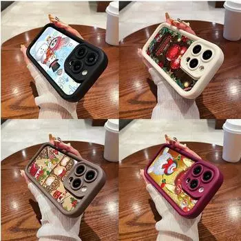 Чехлы для телефонов Ae103 с рождественской елкой для Samsung M54 A72 M23 Moto G30 Google Pixel 9 OnePlus 11 Infinix Tecno Angel Eye Ladder Защитный чехол Samsung M54 5G