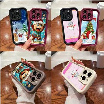 Чехлы для телефонов Ae108 Happy New Year Merry Christmas для Xiaomi 14T 12 11 Lite 5G NE Redmi 13C 14C 9a A3 Note 12 Pro 11s Angel Eye Ladder Protective Cover Xiaomi 12T