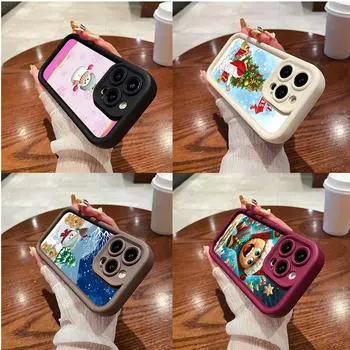 Чехлы для телефонов Ae108 Happy New Year Merry Christmas для Samsung M54 A72 M23 Moto G30 Google Pixel 9 OnePlus 11 Infinix Angel Eye Ladder Protective Cover Samsung M54 5G