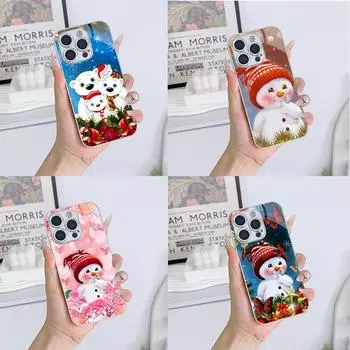 Чехлы для телефонов Ae110 Merry Christmas из гальванизированного стекла для Samsung S24 FE S25 Ultra iPhone 16 XR Xiaomi Redmi OPPO Vivo с полной защитой объектива и задней крышкой for iPhone 6/6S