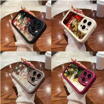 Чехлы для телефонов Ae115 Merry Christmas Happy New Year для Samsung M54 A72 M23 Moto G30 Google Pixel 9 OnePlus 11 Tecno Angel Eye Ladder Protective Cover Samsung M54 5G