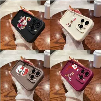 Чехлы для телефонов Ae120 Merry Christmas Santa design для Samsung M54 A72 M23 Moto G30 Google Pixel 9 OnePlus 11 Tecno Angel Eye Ladder Protective Cover Samsung M54 5G
