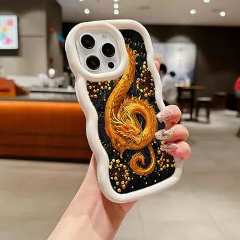 Чехлы для телефонов Ae77 Dragon Design Art Protective для Xiaomi Poco X5 X3 M5s Redmi 13C 12C Note 13 Pro Plus 12S 10 Big Wave TPU Back Cover Xiaomi Poco X3 NFC