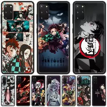 Чехлы для телефонов Demon Slayer Kimetsu No Yaiba для Samsung Galaxy S10 S20 FE S20 Ultra 5G S8 S9 Plus S10 Lite S20 + S7 Мягкий корпус из ТПУ Galaxy S20