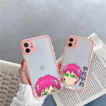 Чехлы для телефонов «Катастрофическая жизнь Saiki K Saiki Kusuo» матовые прозрачные для iphone 7 8 11 12 plus mini x xs xr pro max чехол iPhone12