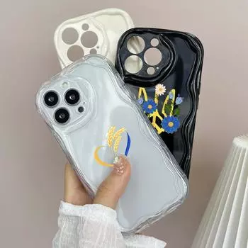 Чехлы для телефонов LZ27 National Emblem Heart Soft Wave для Xiaomi 11 Lite Redmi Note 13 12 8 Pro 9 12C A3 Infinix Smart 8 Tecno Защитная задняя крышка Xiaomi Poco M2