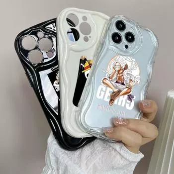 Чехлы для телефонов LZ28 One Piece Luffy Gear 5 Clear Soft Wave для Samsung S24 S23 Ultra S20 FE A54 A14 A52s A51 S10 Huawei Honor 90, защитная задняя крышка Samsung A02/M02