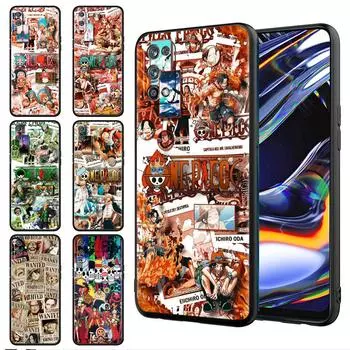 Чехлы для телефонов Realme 8 6 7 5 Pro C3 C21Y C15 C21 C35 8i XT GT Master Neo2 Neo3 Black Fundas Cover Comics Anime Pieces Realme XT