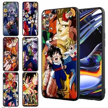 Чехлы для телефонов Realme 8 6 7 5 Pro C3 C21Y C15 C21 C35 8i XT GT Master Neo2 Neo3 Black Fundas Cover Beerus Dragons Anime Realme XT