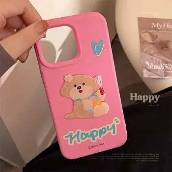 Чехлы для телефонов с изображением собаки для iPhone 16/15/14/13/12 16promax