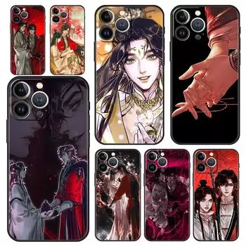 Чехлы для телефонов Tian Guan Ci Fu Heaven Official Blessing Funda для iPhone 11 12 15 14 13 Pro Max X XR XS 7 8 Plus SE iPhone 14 Plus