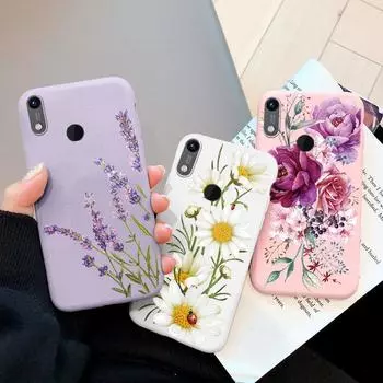 Чехлы для телефонов Vintage Flowers Leaves Plant Rose для Huawei Y6 Y7 Y9 2019 P Smart 2019 P20 P30 Lite Pro Fundas из силикона, защитная противоударная задняя крышка Huawei P smart 2019