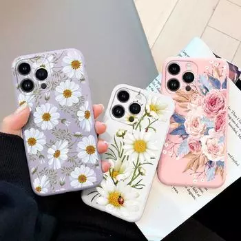 Чехлы для телефонов Vintage Flowers Leaves Plant Rose для Apple iPhone 14 Pro Max 14 Plus Fundas из силикона, защитный противоударный чехол с принтом из мягкого ТПУ iPhone 14
