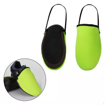 Чехлы для велосипедной обуви для езды на велосипеде, защита пальцев ног в холодную погоду и дождь M зелёный