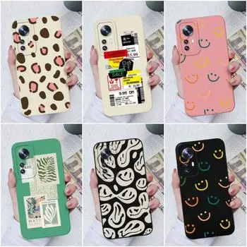 Чехлы для Xiaomi 10 11 12 13 Lite 11i 11T Pro 6X A2 A3, чехол из жидкого мягкого силикона, модные этикетки, матовый противоударный чехол с защитой от падения для Xiaomi, чехол-бампер Xiaomi Mi 6X