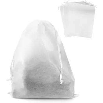 Чехлы для защиты от пыли на шнурке, 6 шт., дышащий нетканый материал, большой тканевый чехол для хранения, сумка-шнурок для сумок, кошельков, обуви 6pcs