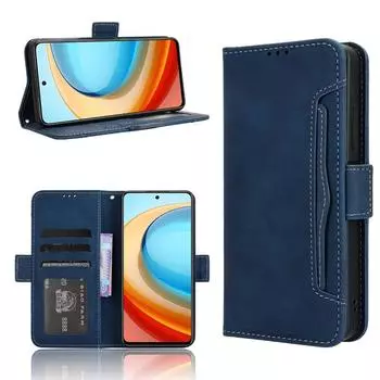 Чехлы-книжки из кожи, совместимые с ZTE Blade A75 / ZTE nubia Focus [чехол-книжка Doka Slot Leather Case] Защитный чехол ZTE Blade A75/nubia Focus чёрный
