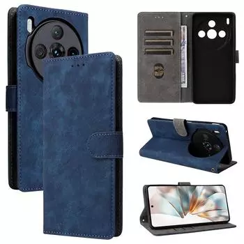 Чехлы-книжки, совместимые с ZTE nubia Z60S Pro, чехол для телефона из искусственной кожи, защитные чехлы для всего тела for ZTE nubia Z60S Pro чёрный