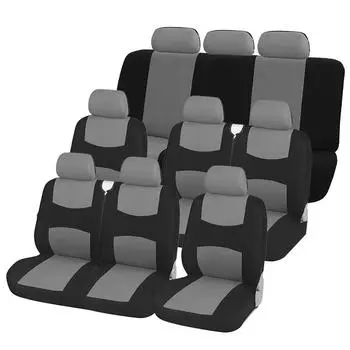 Чехлы на автомобильные сиденья 2 + 1, защитные чехлы для сидений для транспортера t5 для авто-чмо (VII Автобус 9 п2)